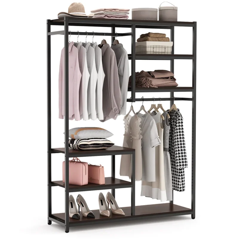 Freestanding Closet Organizer, 47 inches Wide Garment Racks