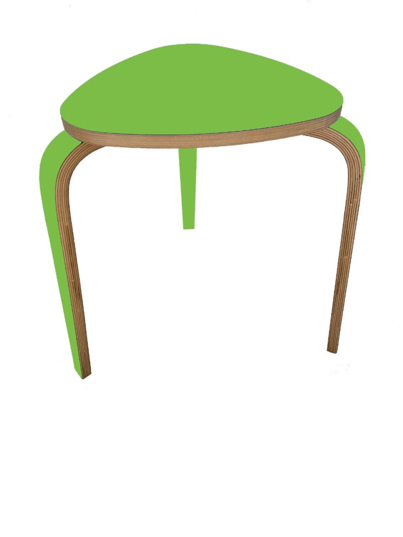 triangular shaped Green Coffee Table for Living Room Wooden chair Home Furniture for Bedroom Kitchen Office