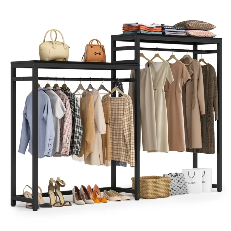 Free Standing Closet Organizer, Heavy Duty Wardrobe Closet - Image 6