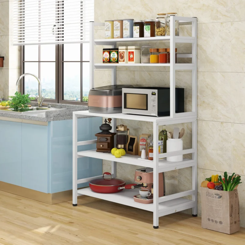 Kitchen Baker's Rack, 5-Tier Freestanding Kitchen Utility Storage Shelf - Image 8