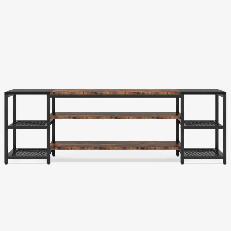 TV Stand, 3-Tier Media Entertainment Center for TV up to 85" - Image 9