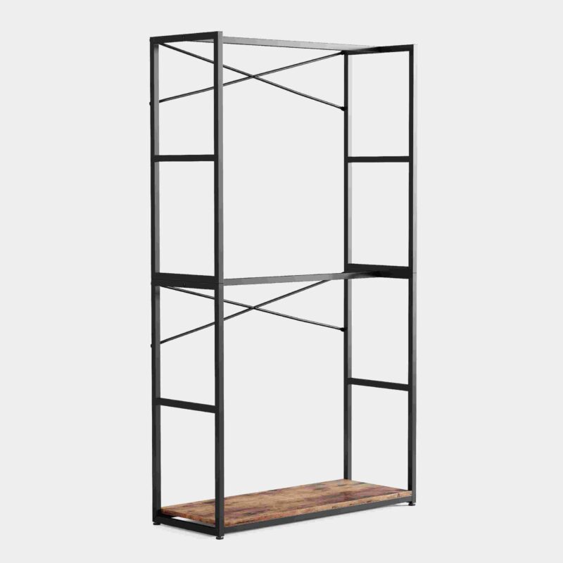 Freestanding Closet Organizer, Open Wardrobe Clothing Rack - Image 2