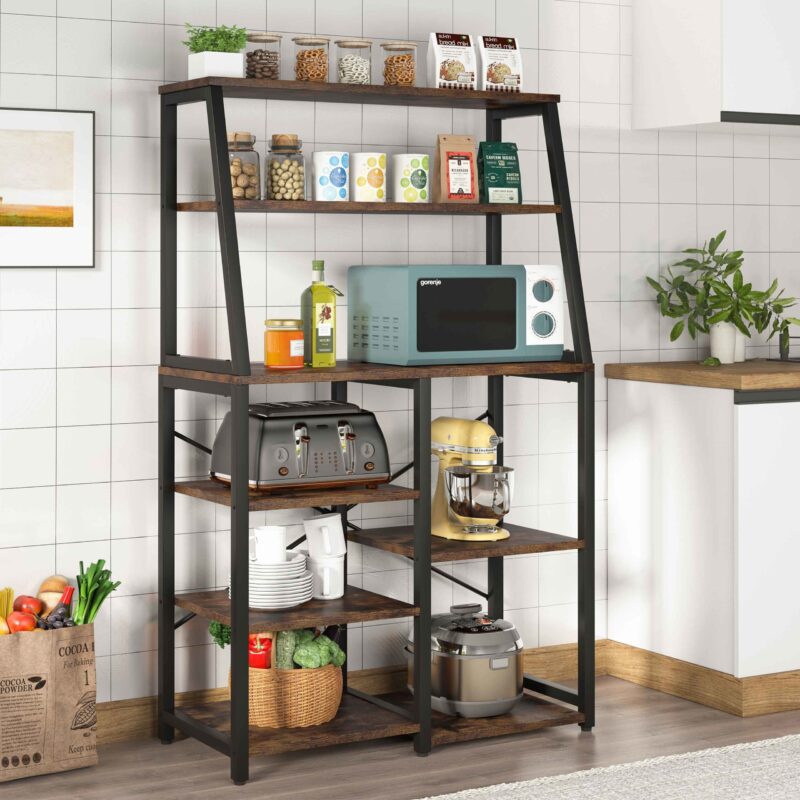 Kitchen Baker’s Rack, 8-Tier Microwave Oven Stand - Image 3