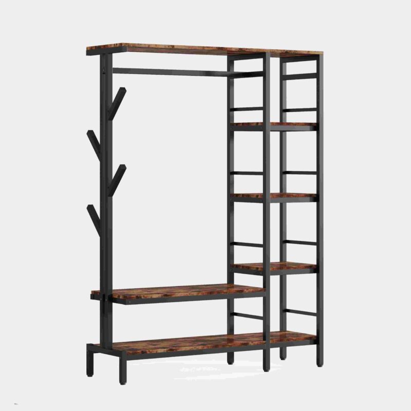 Freestanding Closet Organizer, Heavy Duty Clothes Shelf - Image 2