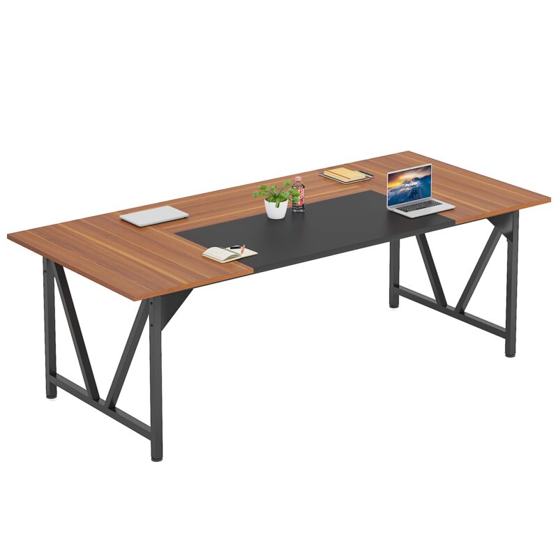 Conference Table, Rectangular 6FT Meeting Table Desk with Splicing Board - Image 7