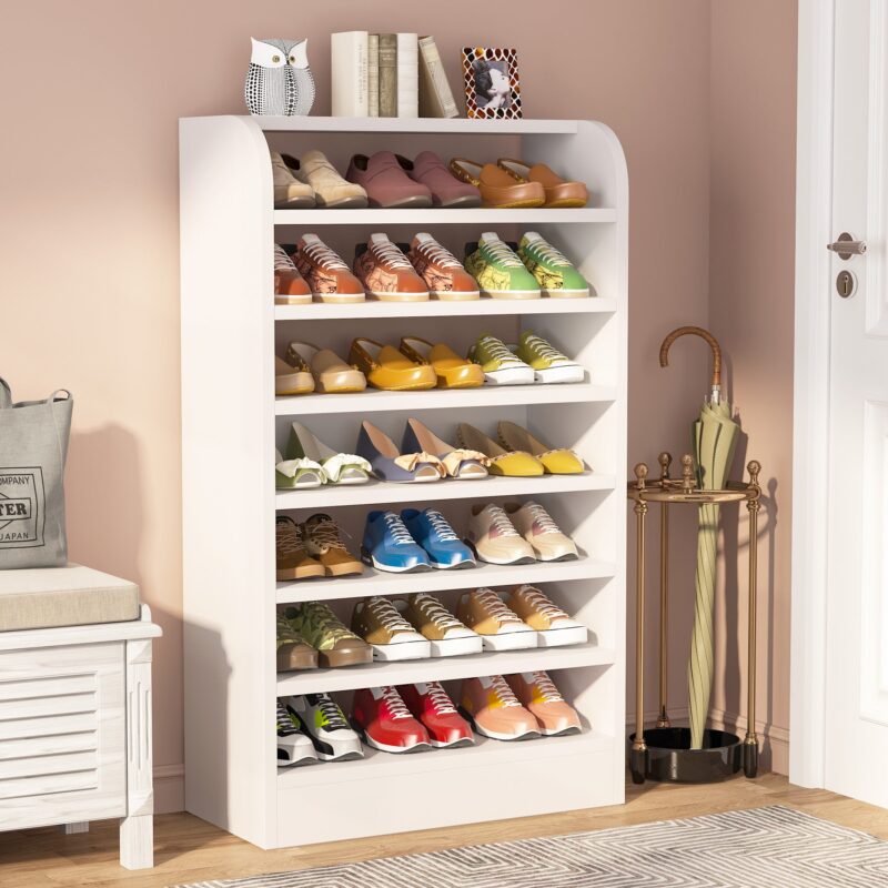 Shoe Cabinet, 8-Tier Shoe Shelf Shoes Rack Organizer