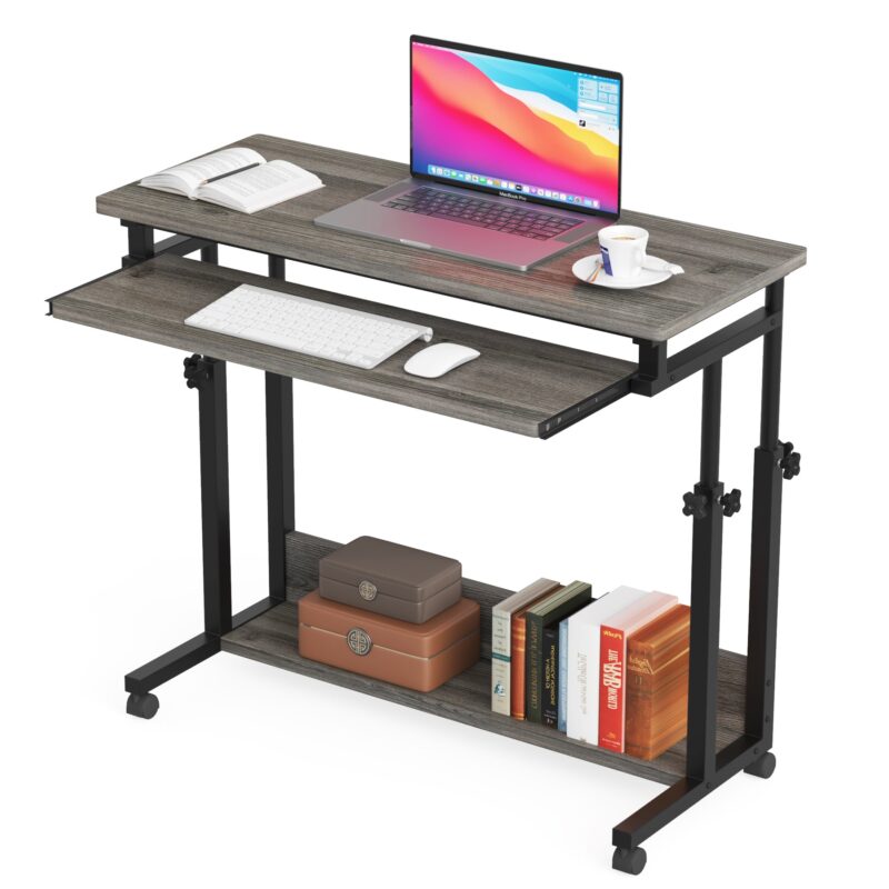 Height Adjustable Desk, Rolling Standing Desk Portable Desk - Image 11