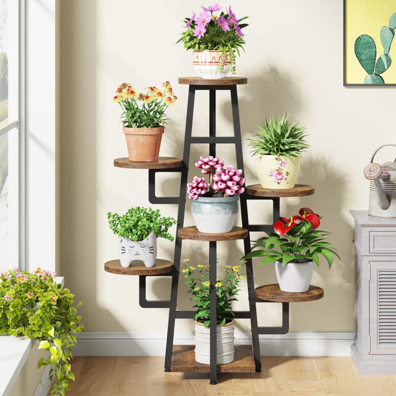 Plant Stand, 7 Tier Plant Pots Holder Rack Flower Stand Shelf - Image 3