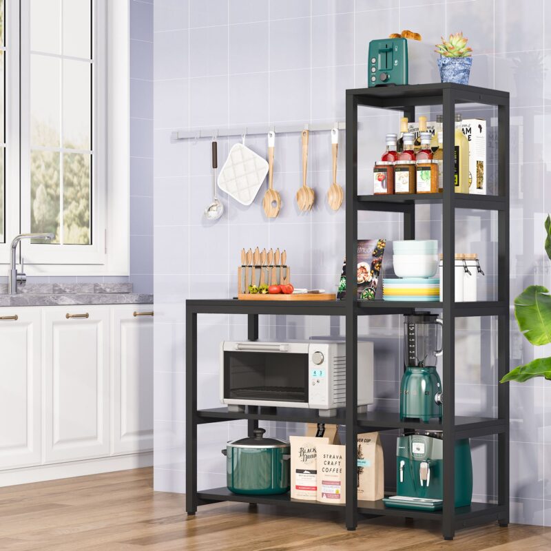 Kitchen Baker's Rack, 5-Tier Microwave Oven Stand Shelf - Image 9