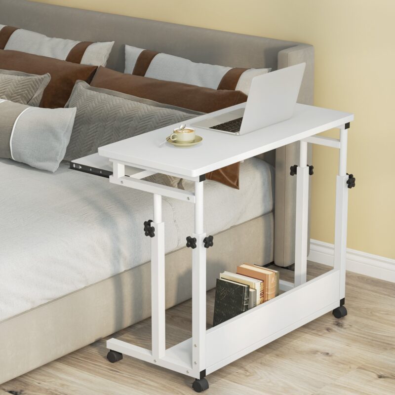 Height Adjustable Desk, Rolling Standing Desk Portable Desk - Image 8