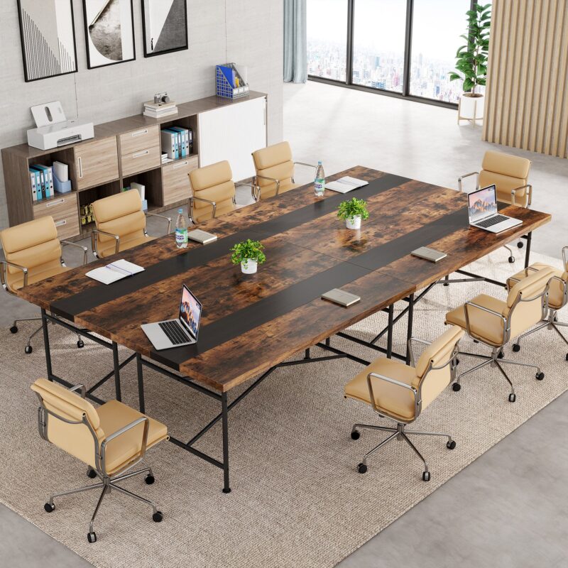 Conference Table, 6FT Rectangular Seminar Meeting Table - Image 5