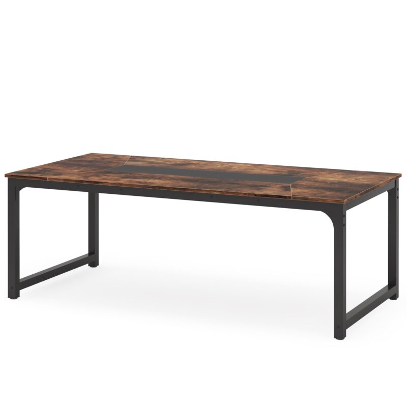 Conference Table, 6FT Rectangular Meeting Seminar Table - Image 3