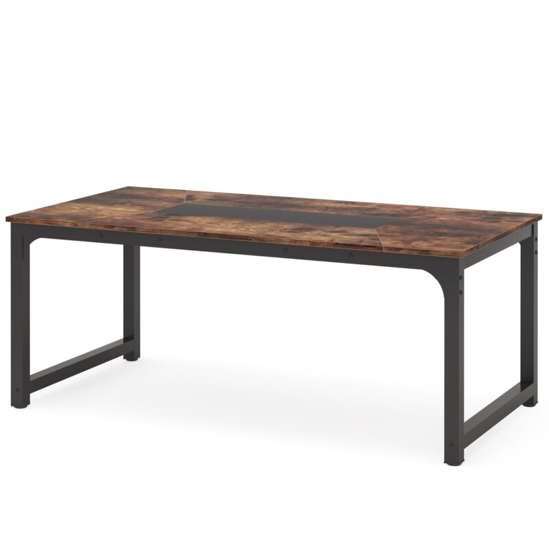 Conference Table, 6FT Rectangular Meeting Seminar Table - Image 8