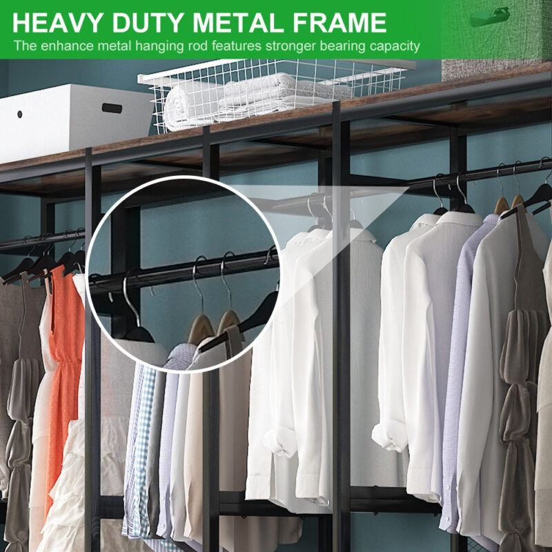 Freestanding Closet Organizer, Heavy Duty Clothes Closet - Image 6