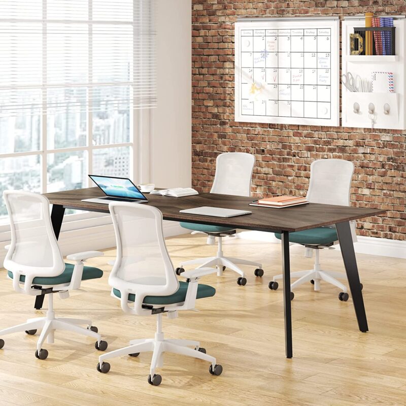 6FT Conference Table, 70.3 x 31 inch Meeting Table Computer Desk - Image 5