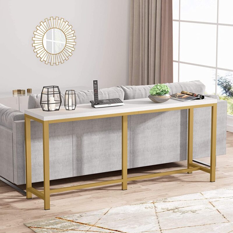 Console Table, Narrow Hallway Table, 70.9 inch Sofa Table - Image 8