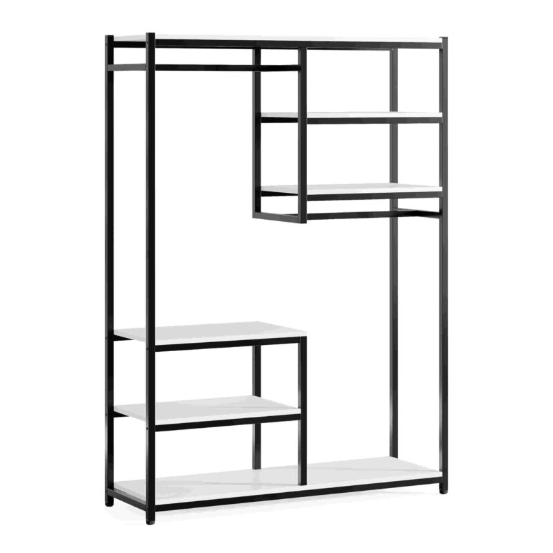 Freestanding Closet Organizer, 47 inches Wide Garment Racks - Image 2