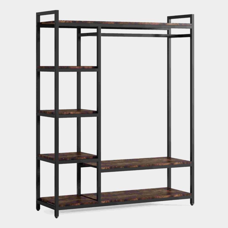 Freestanding Closet Organizer, Portable Garment Rack - Image 2