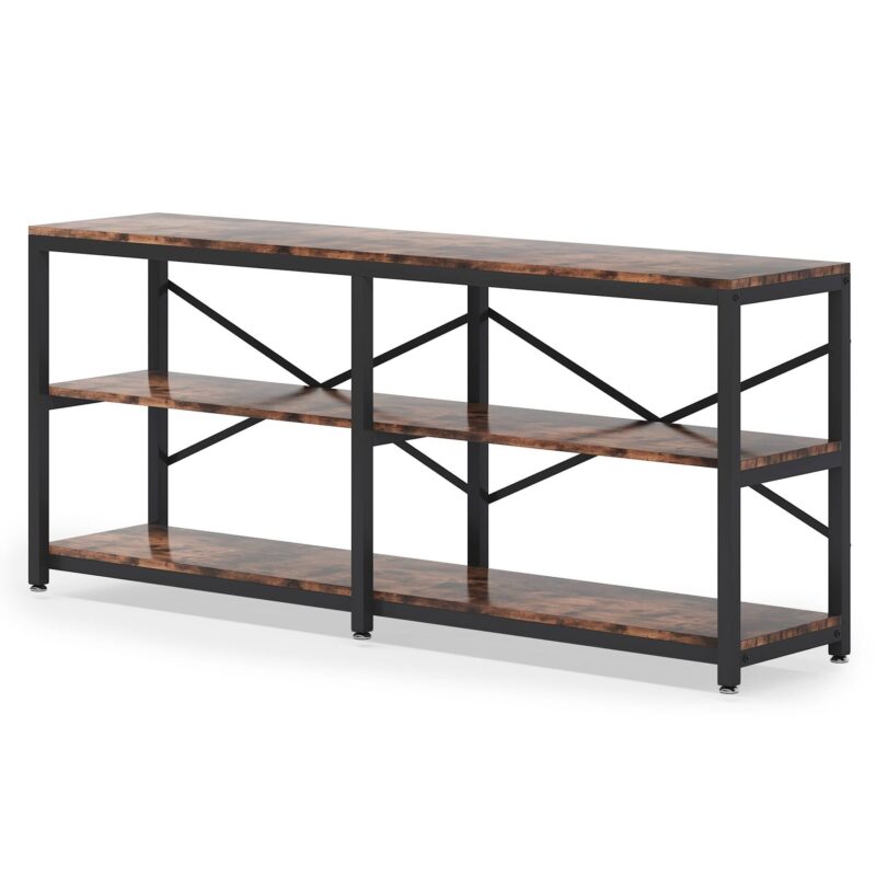 Console Table, 70.9 inch Long Sofa Table with Storage Shelves - Image 2