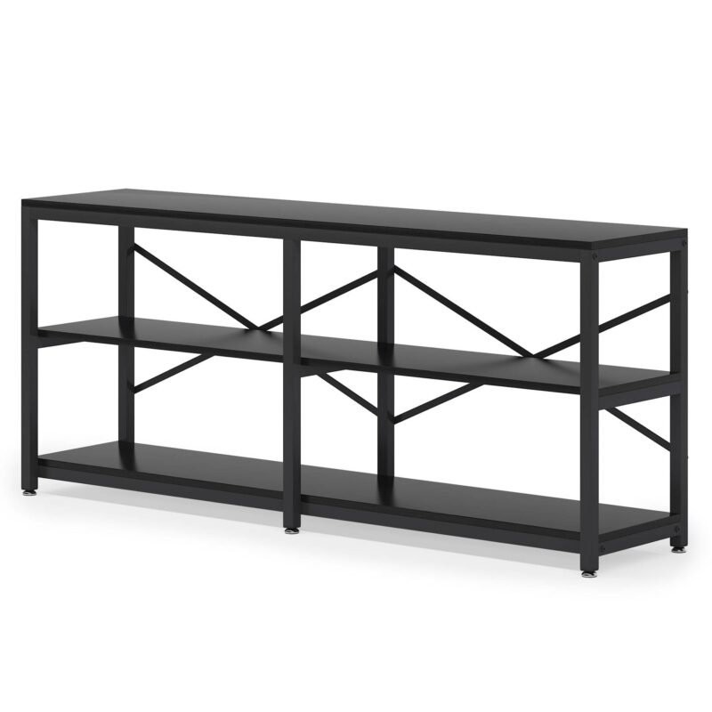 Console Table, 70.9 inch Long Sofa Table with Storage Shelves - Image 10