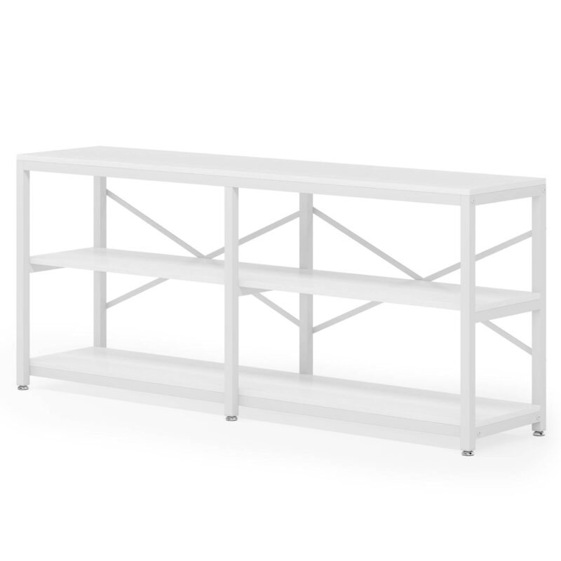 Console Table, 70.9 inch Long Sofa Table with Storage Shelves - Image 12