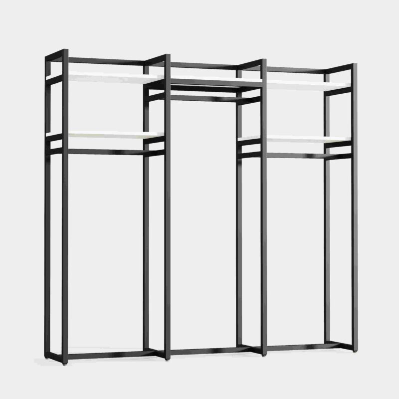 Freestanding Closet Organizer, 75 inch Heavy Duty Garment Rack - Image 8