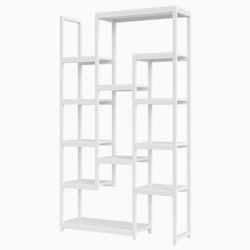 6-Tier Bookshelf 70.9 inch Tall Bookcase, 12-Shelf Display Shelves - Image 8