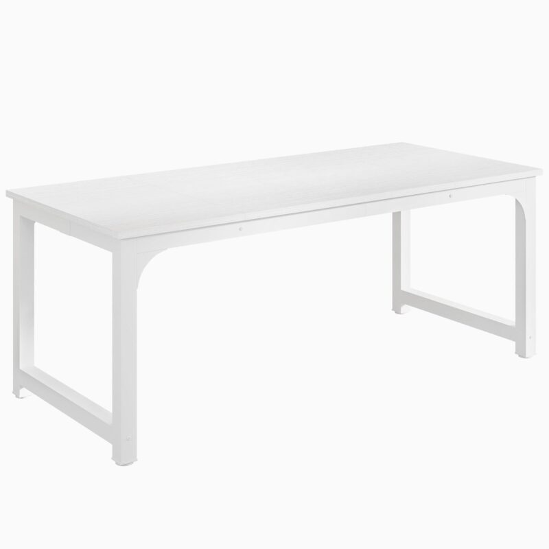 Conference Table, Rectangular Meeting Seminar Table Boardroom Desk - Image 7