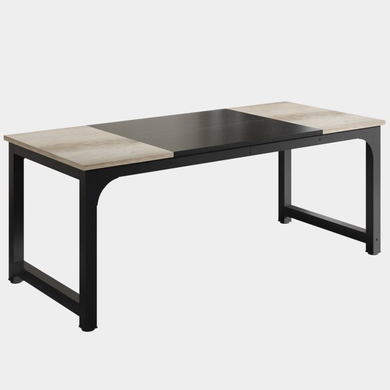 Conference Table, Rectangular Meeting Seminar Table Boardroom Desk - Image 18