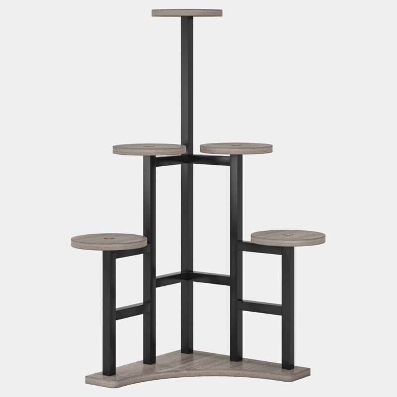 Corner Plant Stand Indoor, 6 Tiered Plant Shelf Flower Stand - Image 8