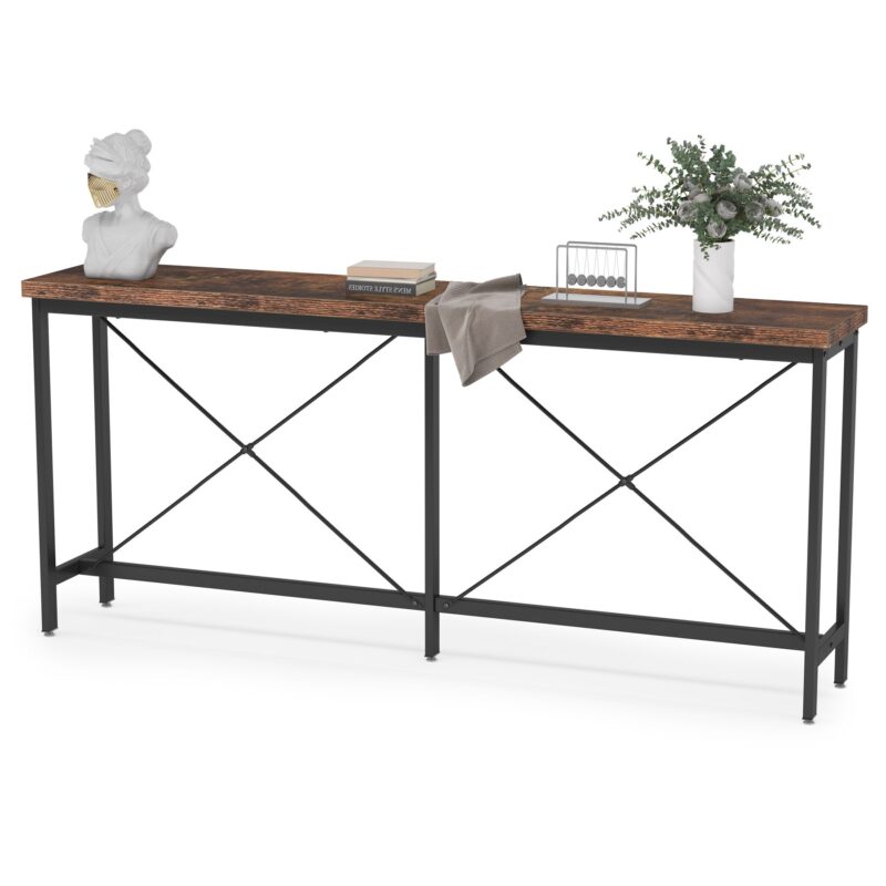 Console Table, Narrow Long Entryway Sofa Table - Image 2