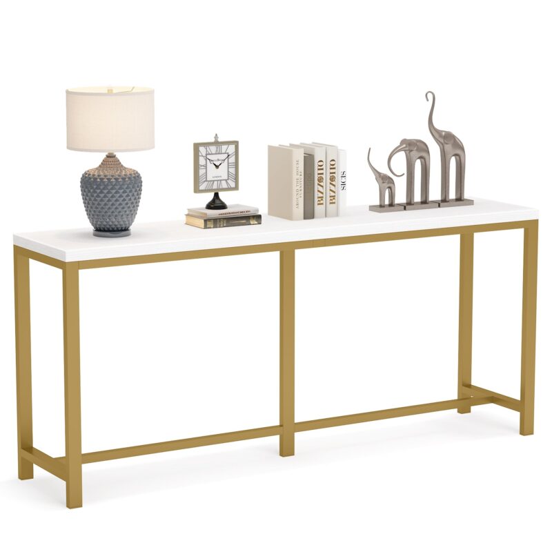 Console Table, 70.9 inch Narrow Long Entryway Table Sofa Table