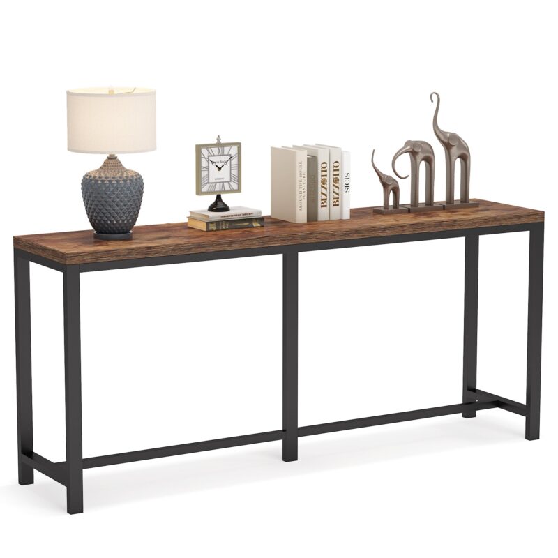 Console Table, 70.9 inch Narrow Long Entryway Table Sofa Table - Image 7