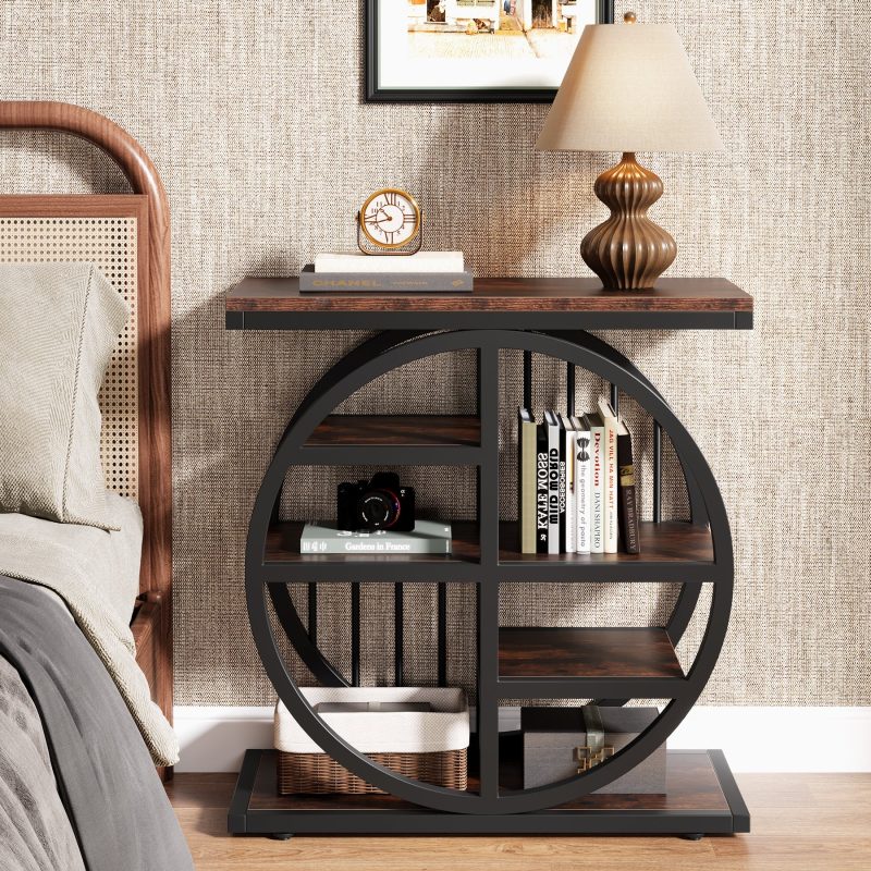 5-tier End Table, Side Table Accent Table With 5 Shelves - Image 5