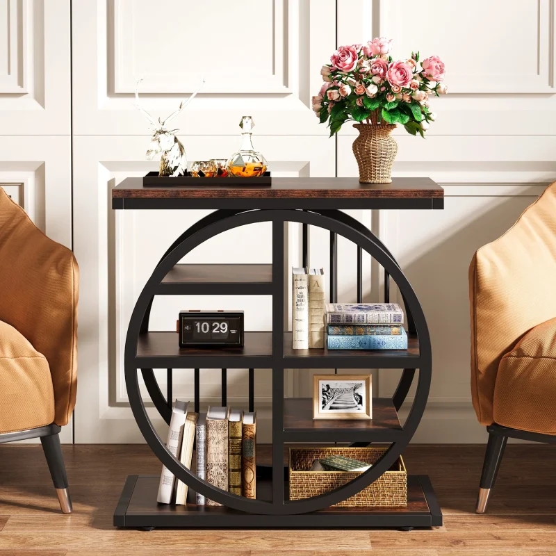 5-tier End Table, Side Table Accent Table With 5 Shelves - Image 7