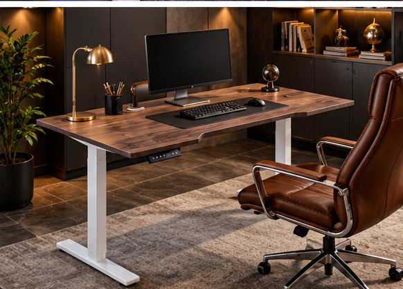 Electric Height Adjustable Standing Desk Motorized Stand Desk 120CM for Home Office - Image 11