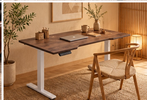 Electric Height Adjustable Standing Desk Motorized Stand Desk 120CM for Home Office - Image 9